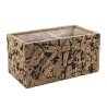 Cork Plant Pot, 12.5×26×14 cm