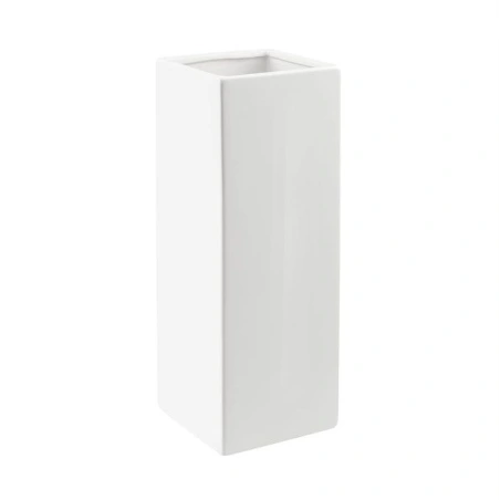 White Ceramic Vase, 30×9,5×9,5 cm
