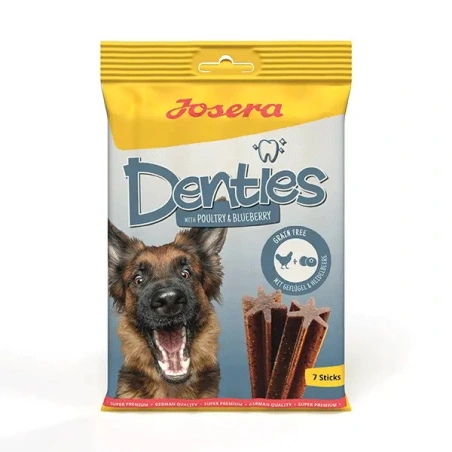 Josera Denties skanėstai šunims su paukštiena ir mėlynėmis, 180 g