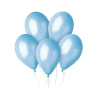 Balloons, 13", metallic light blue color, 1 pack - 50 pcs.