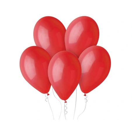 Balloons, 13", pastel dark red color, 1 pack - 50 pcs.