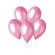 Balloons, 13", metallic pink color, 1 pack - 50 pcs.