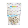 Balloons, 13", metallic pearl white color, 1 pack - 50 pcs.