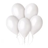 Balloons, 13", metallic pearl white color, 1 pack - 50 pcs.