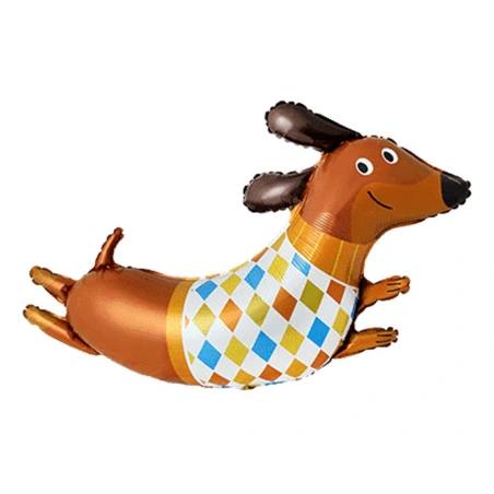 Foil Balloon "Dachshund", FX, 29" (110×69 cm)