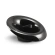 Ikebana Mori 2 Plastic Planter, Black, 12×10.7 cm
