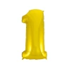Foil Balloon "Number 1", 92 cm, Gold