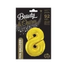 Foil Balloon "Number 8", 92 cm, Gold