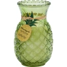 Scented Candle, Pineapple-Shaped Glass Container, 19.5 cm