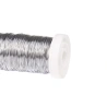 Sudraba krāsas stieple uz spoles, 0,33 mm, 100 g