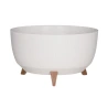 Planter with Legs, 47 cm, Beige