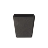 Planters, 24×24 cm, Black Cotton-Look Colour