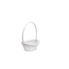 Wicker Basket, Size S, 36×21×28 cm, White