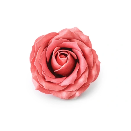 Light Cherry-Colored Soap Rose, Ø 6 cm
