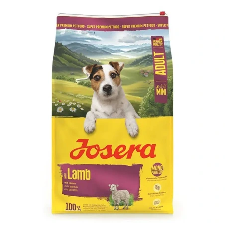 Josera Mini Lamb bezgraudu sausā barība mazo šķirņu suņiem ar jēra gaļu, 10 kg