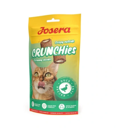 Josera Cat Crunchies Cat Treats with Duck, 60 g