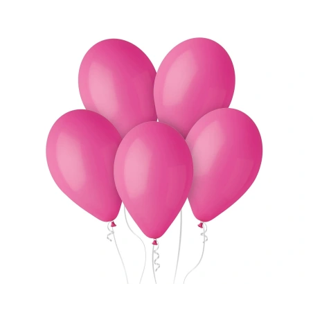 Balloons, Pastel Dark Pink, 33 cm, 1 Pack - 50 pcs