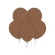 Balloons, Pastel Brown, 30 cm, 1 Pack - 10 pcs