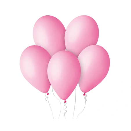 Balloons, Pastel Pink, 33 cm, 1 Pack - 50 pcs