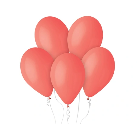 Balloons, Pastel Coral, 33 cm, 1 Pack - 50 pcs
