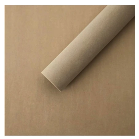 Beige Velour Wrapping Paper, 53 cm × 6 yd (5.5 m) (±5%), 10 Rolls per Pack