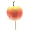 Apple, 6 cm, on 50 cm Stick, red-orange