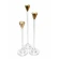 Candle Holders (Set of 3), H - 20 / 25 / 30 cm