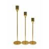 Candle Holders (Set of 3), H - 25 / 30 / 34.5 cm