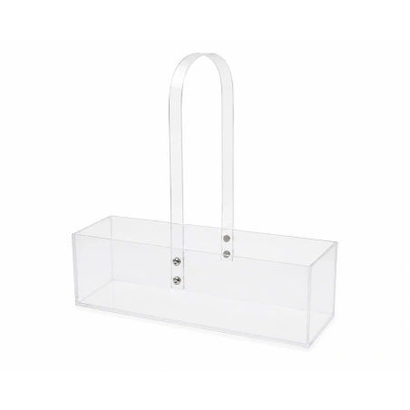 Clear Acrylic Decorative Box, 27×9×21,5×11,5 cm
