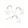 Heart Decorations with Keys, 6×8 cm, Keys 8 cm, 1 Pack – 3 pcs