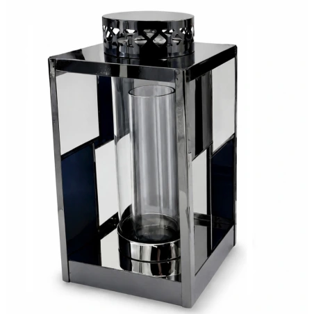 Lantern LN-2540, 32.5×15 cm, Glass Insert - 24×8 cm