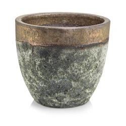 “Atlantis” Plant Pot, Gold
