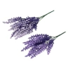 Levandų puokštė, 37 cm, šviesiai / tamsiai violetinės spalvos