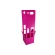 Paper Bag with Window, 11.7 × 11.7 × 41.5 cm, Fuchsia Color