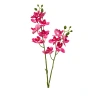 Dirbtinė gėlė orchidėja, 57 cm, rožinės spalvos