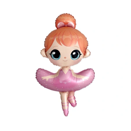 Foil Balloon “Ballerina”, 46", 120×61 cm