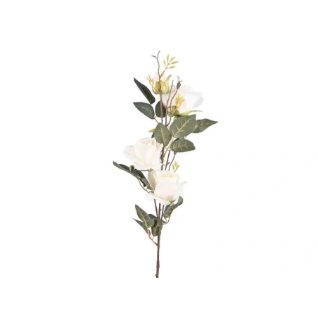 Artificial Rose, 78 cm, White