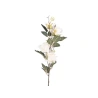 Dirbtinė rožė, 78 cm, baltos spalvos