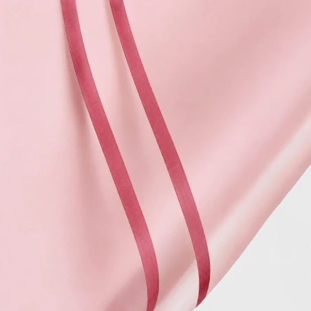 Flower Wrapping Film, 58×58 cm, Pink with Cherry-Colored Edges, 1 Pack - 20 pcs.