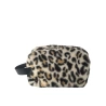 Kosmētikas somiņa, 20×12×12 cm, brūna ar leoparda rakstu