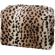 Kosmētikas somiņa, 24×12×16 cm, brūna ar leoparda rakstu