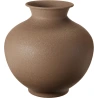 Metal Vase, 23 cm,  Brown