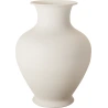 Metāla vāze, 31 cm, balta
