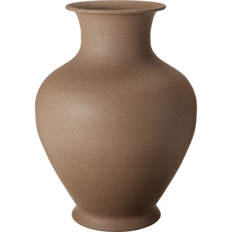 Metāla vāze, 31 cm,  brūna