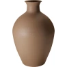 Metāla vāze, 46 cm,  brūna
