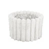 Storage Basket, S Size, Ø 22 × h 13 cm, White