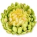 Artificial Chrysanthemum Flowers, Ø 11 cm, 1 pack – 6 pcs., light greenish-yellow