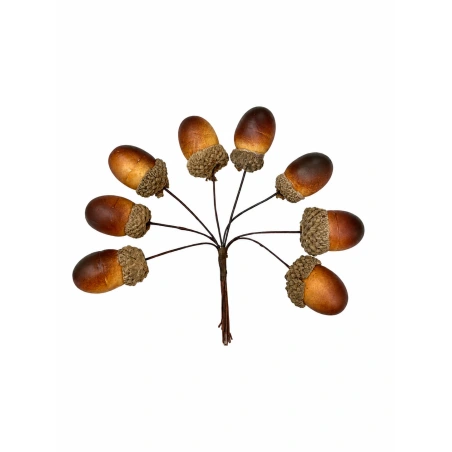 Gilės (3,5 cm) ant 9 cm vielutės