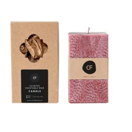 Scented Palm Wax Candle “MIŠKO ARTUMA” (Square), 13 cm, Burns for 67 h