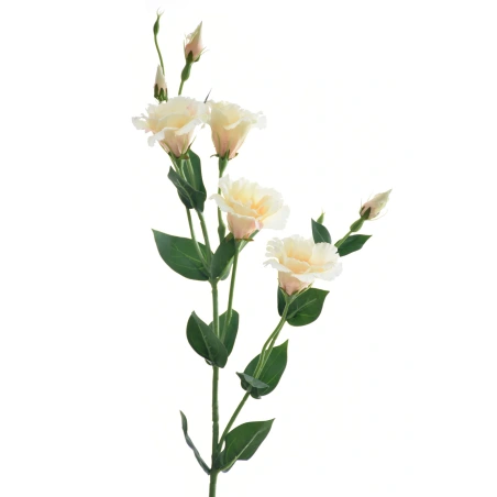 Dirbtinė eustoma, 85 cm, perlinės persikų spalvos